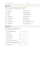 Vista previa - Hojas de trabajo - Vocabulario temático (1 de 2) – Paquete de inglés 6º Primaria - página 2
