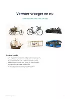 Voorbeeld - Vervoersmiddelen vroeger en nu voor kleuters - Pagina 2