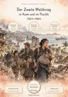 Vorschau - Unterrichtsreihen - Zweiter Weltkrieg in Asien & im Pazifik – Große Geschichts-Lernwerkstatt | Japan, Pearl Harbor, Pazifikkrieg, Hiroshima, Nagasaki & Kriegsende 1945 | Komplette Unterrichtseinheit mit Lösungen - Deckblatt