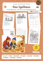 Vorschau - Arbeitsblätter - Lesemagie_200_magische_Woerter_Herbst_Das_Igelhaus - Deckblatt