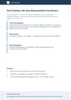 Vorschau - Test - Daten (Kl. 6) – Klassenarbeit mit Bewertung und Vorbereitung - Seite 1