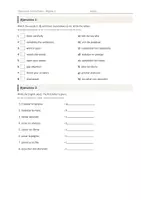 Vista previa - Hojas de trabajo - Classroom Instructions – Vocabulario temático de inglés 1º ESO - página 2
