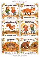 Vorschau - Bildkarten - Die Herbstreise der Waldtiere – Bewegungsgeschichte mit 6 Bildkarten für die Kita - Seite 3