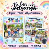 Voorbeeld - IIk ben een voetganger – Veilig oversteken - Voorblad