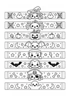 Vista previa - Manualidades / Dibujos para colorear - Antifaces,,diademas,pulseras,Halloween - página 1