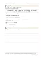 Vista previa - Hojas de trabajo - Household Routines – Vocabulario temático de inglés 1º ESO - página 3