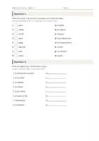 Vista previa - Hojas de trabajo - Vocabulario temático (2 de 2) – Paquete de inglés 1º ESO - página 2