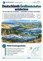 Vorschau - Unterrichtsreihen - Deutschlands Großlandschaften – Alpen, Mittelgebirge, Nordsee & Ostsee | Erdkunde Klasse 5 | 20 Arbeitsblätter + Lösungen - Deckblatt