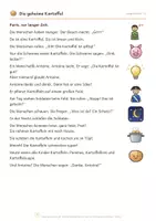Vorschau - Arbeitsblätter - GRATIS differenziert: Kartoffel-Geschichte in 5 Niveaus - Seite 1