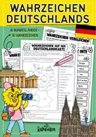 Vorschau - Arbeitsblätter - Wahrzeichen Deutschlands 🇩🇪🏛️ Arbeitsblätter & Wissenskarten zu 16 Bundesländern - Deckblatt