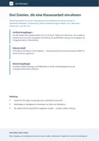 Vorschau - Test - Flächen (Kl. 8) – Klassenarbeit mit Bewertung und Vorbereitung - Seite 1