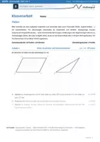 Vorschau - Test - Flächen (Kl. 8) – Klassenarbeit mit Bewertung und Vorbereitung - Seite 2