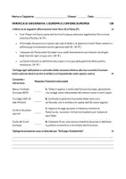 anteprima - Esercizi - VERIFICA DI GEOGRAFIA: Europa+soluzioni - Pagina di copertina