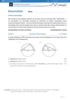 Vorschau - Test - Kreise und Dreiecke (Kl. 8) – Klassenarbeit mit Bewertung und Vorbereitung - Seite 2