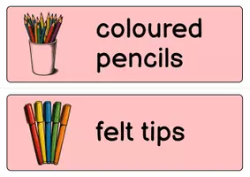 Vorschau - Bildkarten - Classroom Decor Package (Tafelmaterial): Vocabulary (English) - Seite 2