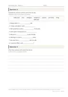 Vista previa - Hojas de trabajo - Vocabulario temático (1 de 2) – Paquete de inglés 2º ESO - página 3