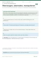 Vorschau - Stundenentwürfe - Rhetorik Oberstufe Deutsch: Arbeitsmaterial zu Redeanalyse, Argumentation, Redenvergleich und Reden schreiben mit Lösungen - Seite 3