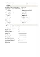 Vista previa - Hojas de trabajo - The Night Sky – Vocabulario temático de inglés 2º ESO - página 2