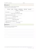 Vista previa - Hojas de trabajo - The Night Sky – Vocabulario temático de inglés 2º ESO - página 3