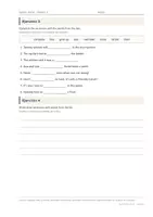 Vista previa - Hojas de trabajo - Sports Verbs – Vocabulario temático de inglés 2º ESO - página 3