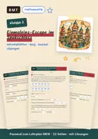 Vorschau - Arbeitsblätter - Einmaleins-Escape im Spukschloss Klasse 2 - Deckblatt