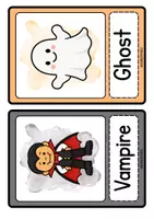 Προεπισκόπηση - Ήχος - Halloween Αγγλικά – Ντόμινο & Flashcards | 24 Λέξεις Λεξιλογίου - Σελίδα 3