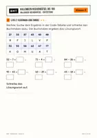 Vorschau - Arbeitsblätter - Halloween-Rechenrätsel bis 100 (Klasse 2) - Seite 2