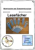 Vorschau - Fördermaterial/Inklusion - Lesefächer - Deckblatt