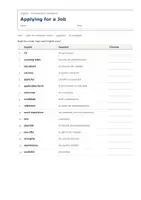 Vista previa - Hojas de trabajo - Vocabulario temático (1 de 2) – Paquete de inglés 4º ESO - página 1