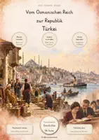 Vorschau - Unterrichtsreihen - Osmanisches Reich & Republik Türkei – Große Geschichts-Lernwerkstatt | Tanzimat-Reformen, Jungtürken, Erster Weltkrieg, Atatürk & Gründung der Türkei | Komplette Unterrichtseinheit mit Quellen, Arbeitsblättern & Lösungen - Deckblatt