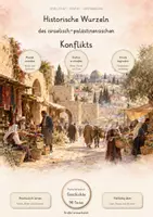 Vorschau - Unterrichtsreihen - Israelisch-palästinensischer Konflikt – Große Geschichts-Lernwerkstatt | Historische Ursachen, Zionismus, UN-Teilungsplan 1947, Israel 1948, Nakba & Oslo-Abkommen | Komplette Unterrichtseinheit mit Quellen & Lösungen - Deckblatt