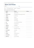 Vista previa - Hojas de trabajo - Sport and Fitness – Vocabulario temático de inglés 4º ESO - página 1