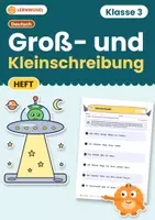 Vorschau - Arbeitsblätter - Groß- und Kleinschreibung – Übungsheft Deutsch Klasse 3 | 19 Arbeitsblätter - Deckblatt