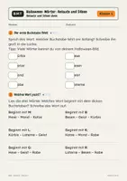 Vorschau - Arbeitsblätter - Halloween-Wörter: Anlaute und Silben Klasse 1 - Seite 2