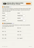 Vorschau - Arbeitsblätter - Halloween-Wörter: Anlaute und Silben Klasse 1 - Seite 3