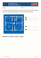 Vorschau - Arbeitsblätter - Der Spukhaus-Plan Klasse 4 mit Lösungen - Seite 1