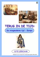 Voorbeeld - TERUG IN DE TIJD de vroegmoderne tijd - eerste leerjaar GO - Voorblad
