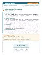 Vorschau - Arbeitsblätter - Zahlen und Operationen Sachtexte Mathematik 9 Mittelschule - Seite 3