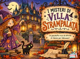 anteprima - Esercizi - I misteri di Villa Strampalata - un percorso per Halloween - Pagina di copertina
