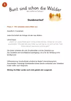 Vorschau - Stundenentwürfe - Musik Klasse 1/2 Herbstlied ,,Bunt sind schon die Wälder" - 4 Stunden - Seite 3