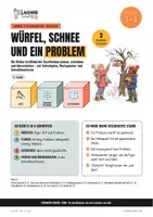 Vorschau - Unterrichtsreihen - Wintergeschichte schreiben Klasse 3/4: Erzählwürfel, Schreibplan & Schreibkonferenz - Seite 1