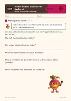 Vorschau - Arbeitsblätter - Woher kommt Halloween? Sachtext (Klasse 3) - Seite 2