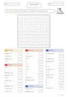 Vorschau - Arbeitsblätter - Geheimes Bild Winter | Hundertertafel | ZR 100 | differenziert - Seite 3