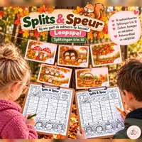 Voorbeeld - Splits en speur loopspel herfst groep 3 splitsingen t/m 10 - Voorblad