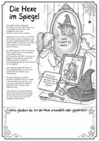 Vorschau - Arbeitsblätter - 3 Halloween Kurzgeschichten & 3 Arbeitsblätter dazu, Möglichkeit auch zum ausmalen, Klasse 5 und 6 - Deckblatt
