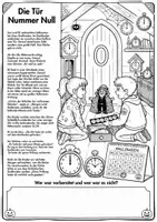 Vorschau - Arbeitsblätter - 3 Halloween Kurzgeschichten & 3 Arbeitsblätter dazu, Möglichkeit auch zum ausmalen, Klasse 5 und 6 - Seite 1
