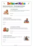 Vorschau - Arbeitsblätter - Zahlen mit Malen – Weihnachtsferien 🎄 Zahlenraum 100 Mathe 3. - 4. Klasse - Seite 3