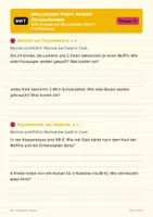 Vorschau - Arbeitsblätter - Halloween-Party planen: Sachaufgaben Klasse 4 - Seite 3