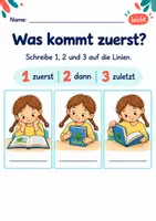 Vorschau - Arbeitsblätter - Bildergeschichten ordnen Klasse 1 – Tierfreunde | Deutsch Klasse 1 | 10 Arbeitsblätter als PDF - Seite 2