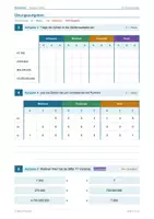 Vorschau - Arbeitsblätter - STELLENWERTTAFEL – differenziert mit Lösungen - Seite 3